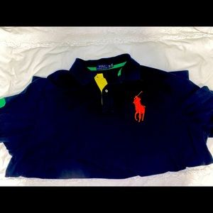 Polo shirt navy 3xb